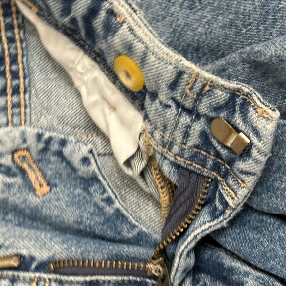 NWOT Free People Equinox Wide Leg Denim Jeans Size 30 Raw Hem Professional Cut - Picture 8 of 12